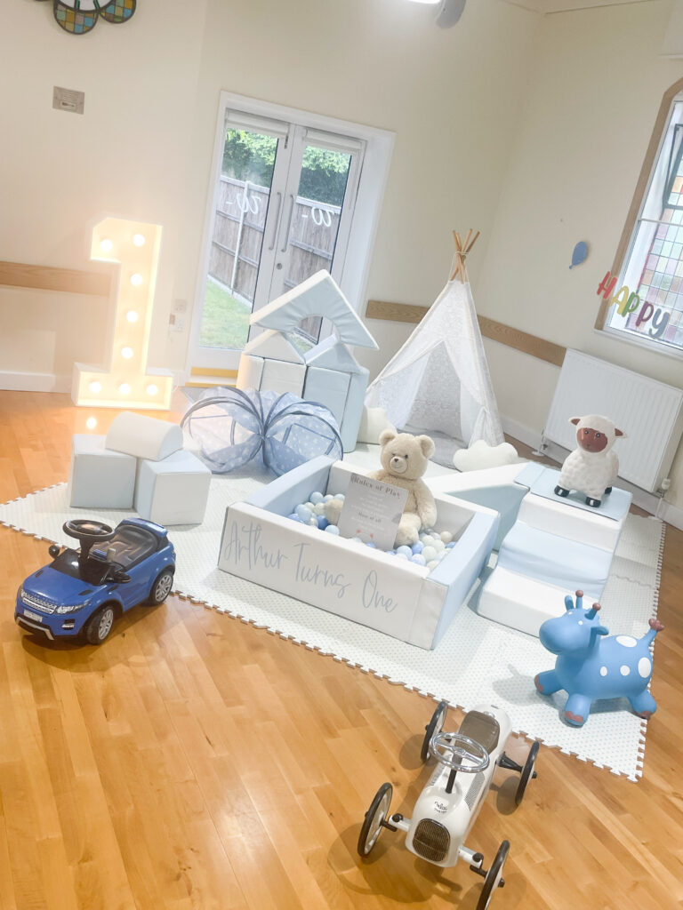 Pastel Blue Soft Play Package
