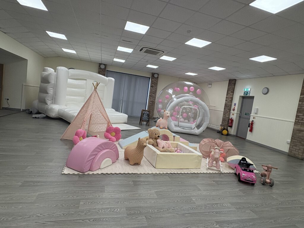 soft play, bouncy castle, bubble house